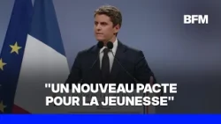 Presidential election: "Renaissance" candidate Gabriel Attal held a rally in Lyon this Saturday, ...