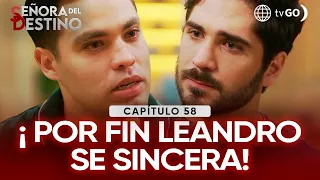 Señora del Destino: Leandro se sincera con Víctor y le rompe el corazón (Capítulo n° 58)