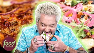 Guy Fieri Tries 16 Hour Smoked Brisket Sandwich In Calgary | Diners, Drive-Ins, And Dives