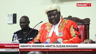 Agabuutikidde Abantu Mwenda abatta Suzan Magara Omulamuzi abawadde ebibonerezo babiri babasalidde gw