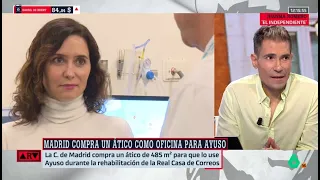 La reacción de Juanma Romero al ático de lujo comprado por el Gobierno de Ayuso - Al Rojo Vivo