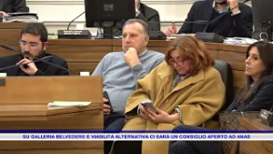 SU GALLERIA BELVEDERE E VIABILITÀ ALTERNATIVA CI SARÀ UN CONSIGLIO APERTO AD ANAS
