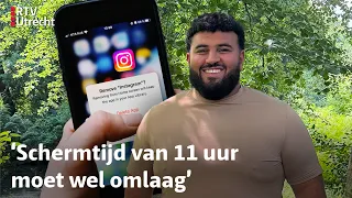 Kickbokser Nabil vecht tegen Rico en zijn schermtijd | RTV Utrecht
