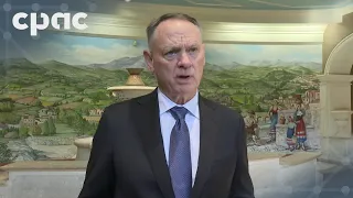 Defence Minister David McGuinty speaks with reporters in Windsor, Ont. – June 29, 2026