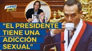 Gonzalo Elías sobre José Jerí: "El presidente tiene una adicción sexual"