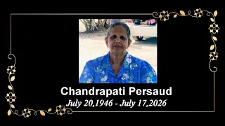 Death Announcement - Chandrapati Persaud