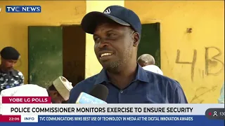 Yobe LG Polls | Police Commissioner Monitors Exercise To Ensure Security