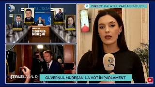 Kanal D News - Last chance! The Mureșan Government faces the parliamentary vote! | Lunch Edition