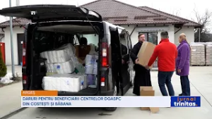 Daruri pentru beneficiarii centrelor DGASPC din Costești și Băbana