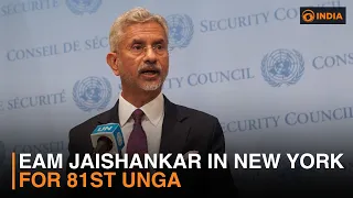 EAM Jaishankar in New York for 81st UNGA