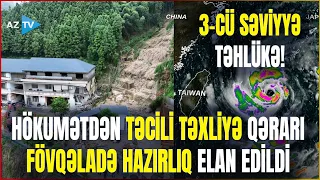 "SAUDEL" 600 MİN İNSANIN evinə çatdı - Tayfun bəndləri dağıtdı, ölkədə hərəkət dayandı: SON VƏZİYYƏT