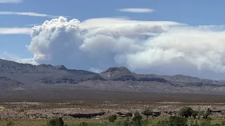 Quail Springs Fire grows to 13,500 acres in Lincoln County with 0% containment