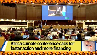 Africa climate conference calls for faster action and more financing