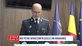 MAI PUȚINE INFRACȚIUNI ÎN ȘCOLILE DIN MARAMUREȘ