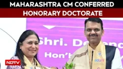 Maharashtra News | Honorary Doctorate Conferred On Devendra Fadnavis At Adani University