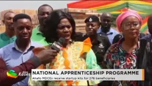 National Apprenticeship Programme: Ahafo MDCEs receive startup kits for 276 beneficiaries