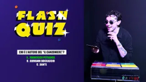 Quiz di storia di Letteratura Italiana con Michele Bravi | Flash Quiz ⚡️