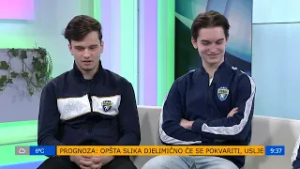 Gosti Sarajevskog jutra trener i članovi U18 reprezentacije BiH- osvojena bronzana medalja na SP