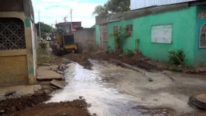 Managua: avanzan obras de mejoramiento vial en Villa Venezuela