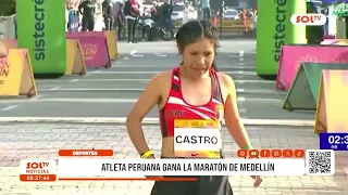 Sports: Peruvian athlete wins the Medellín Marathon