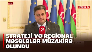Aİ Komissiyasının sədri Azərbaycanda - Strateji və regional məsələlər müzakirə olundu
