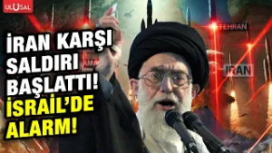 İran İsrail'e karşı füze saldırı başlattı! Hayfa vuruldu! İsrailliler sığınaklara kaçıştı!