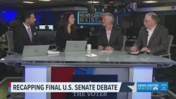 "What did he say?": NEWS CENTER Maine breaks down the protester interruption at the Collins V. Jacks
