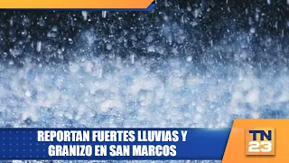 Heavy rains and hail reported in San Marcos