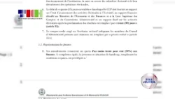 OBGD / Réaction sur les changements opérés dans le décret électoral