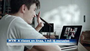 A clases en línea, 1 mil 15 escuelas
