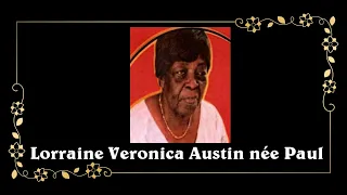 Death Announcement - Lorraine Veronica Austin née Paul