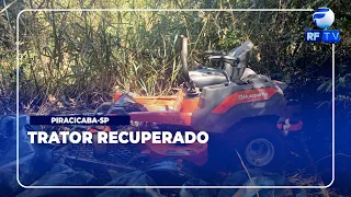 Piracicaba Municipal Civil Guard recovers tractor hidden in wooded area