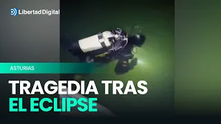 Tragedy after the eclipse: woman drowns in Asturias