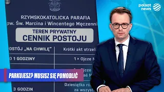 "Our Father" for an hour of parking. Unusual price list near Poznań