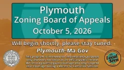 Plymouth Zoning Board of Appeals: 10/5/26