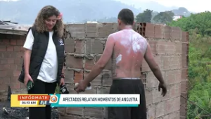 ? Voraz incendio dejó a una familia sin hogar en Villas de Santana, Pereira