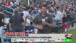 Eric's Wednesday PM Forecast- From the Lebanon Area Fair!