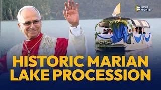 Pope Celebrates Our Lady of the Lake in Historic Procession Across Lake Albano | EWTN News Nightly