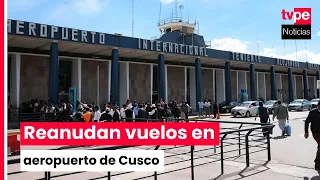 Cusco airport resumes flights following runway maintenance work