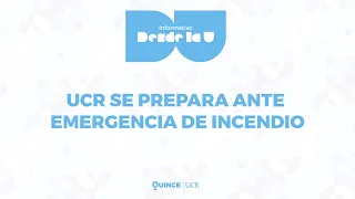 UCR se prepara ante emergencias con simulacros de evacuación
