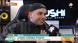 Pushi, the breakout singer and music producer, talks with Vamo Arriba
