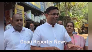 Goan Reporter: MLA JIT AROLKAR INAUGURATES MANDREM ROAD PROJECT