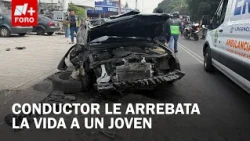 Drunk driver causes accident in Coyoacán: One woman dead and others injured