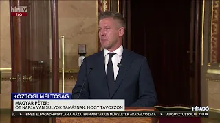 Magyar Péter: Öt napja van Sulyok Tamásnak, hogy távozzon - HírTV