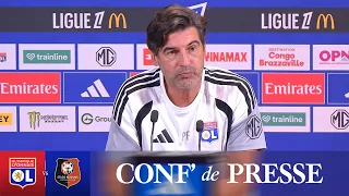 Paulo Fonseca avant OL - Stade Rennais : "C’est très compliqué de ne choisir que 20 joueurs"