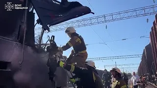 Ukraine: Russian drone hits train in Odessa region, killing two