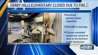 Fire breaks out in Derby school, forces temporary closure