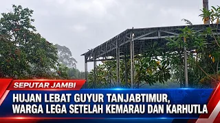 HEAVY RAIN FALLS IN TANAJABTIMUR, RESIDENTS RELIEVE AFTER DROUGHT AND FOREST AND LAND FIRE