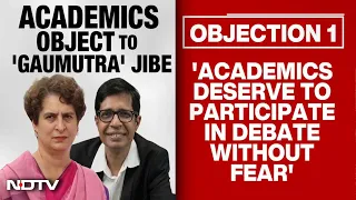Parliament Session News | 215 Academics Slam Priyanka Gandhi's 'Cow Urine' Remark On IIT Professor
