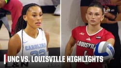 North Carolina Tar Heels vs. Louisville Cardinals | Full Match Highlights | ESPN College Volleyball